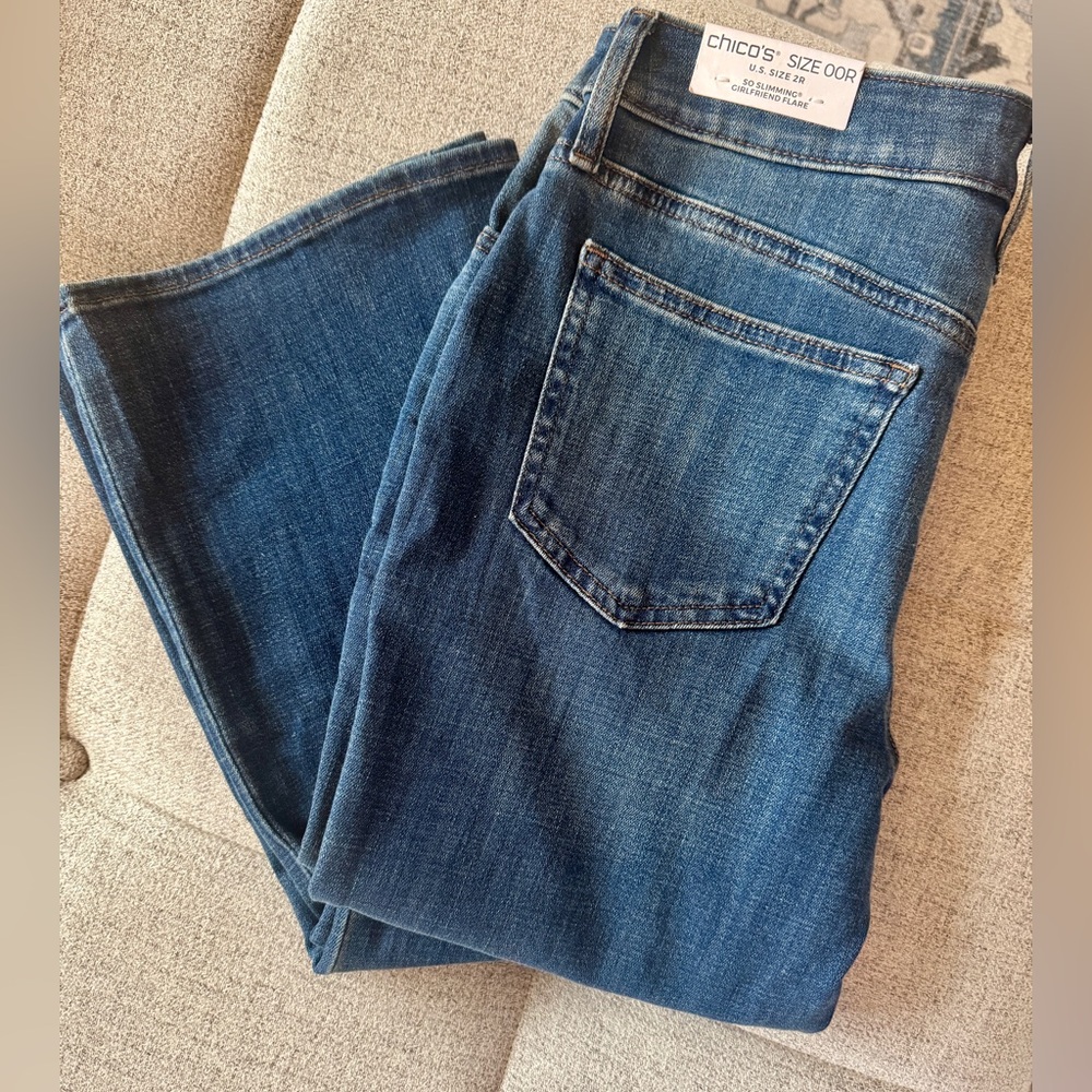 Chico's So Slimming Girlfriend Flare Jean